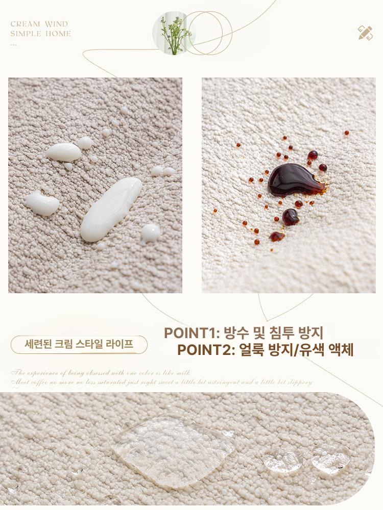 벨벳 침실 소파 창틀 벤치 쿠션 패드 바닥 카펫 윈도우 의자 깔개 토퍼 - 상세 이미지 3