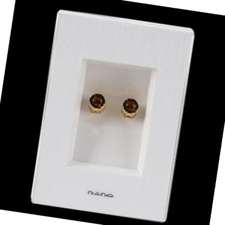 나노전기 부품 아트2 화이트 전화통신 오디오 바나나잭 1구 1개용 신축 상가 아파트 주택 사무실 배선기구 나노전기