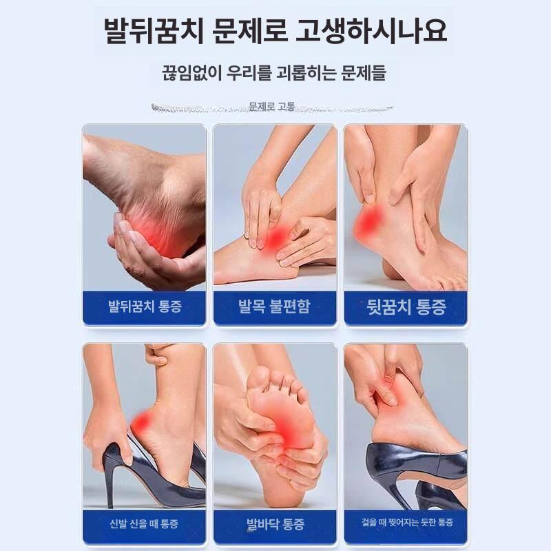아치 실내화 슬리퍼 족저근막염 평발 룸슈즈 자세균형 쿠션 - 상세 이미지 2