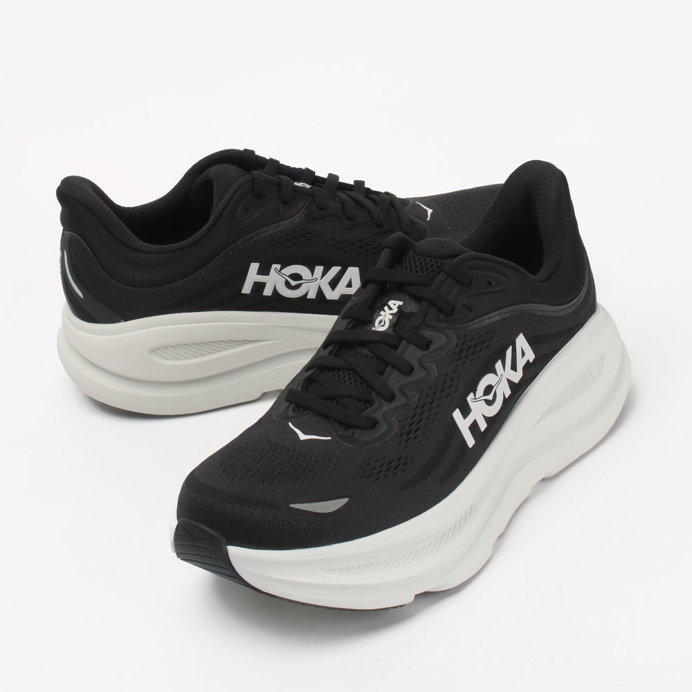 호카 운동화 본디9 와이드 남성 런닝화 블랙 화이트 1162013-BWHT