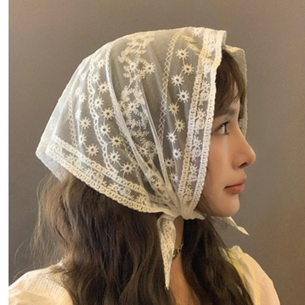 반다나 헤어 밴드 터번 얇은 머리 띠 - 상세 이미지 3
