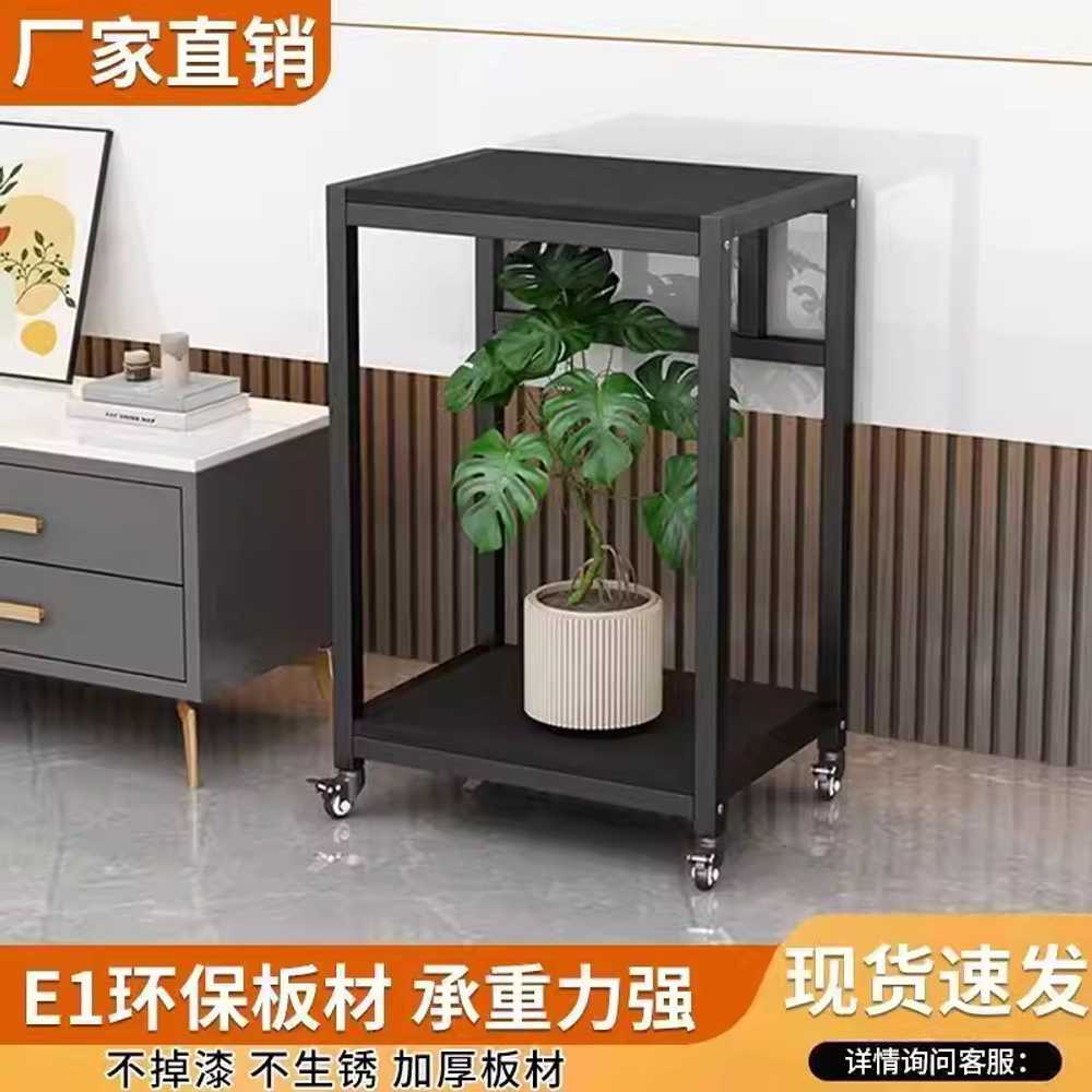 어항 테이블 받침대 캐비닛 강화 수족관 수조 철제 화이트+화이트 바퀴형 60x40cm 2단 - 상세 이미지 2