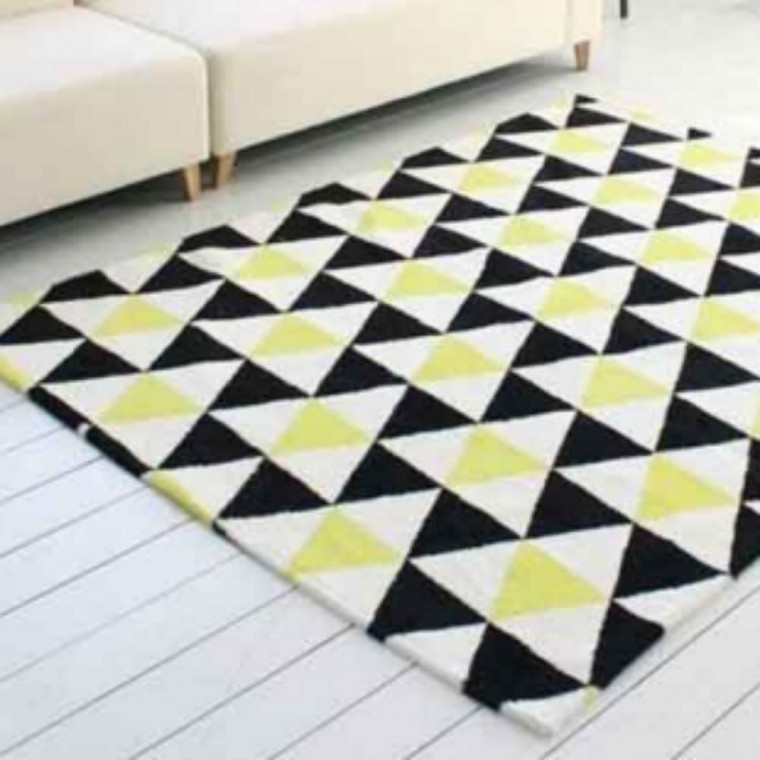 지니몰 거실 가정용 부드러운 매트 카페트 러그 중형 극세사