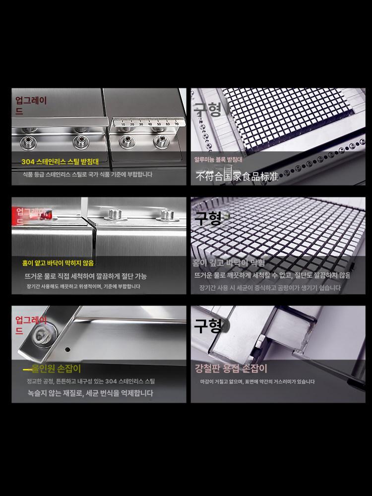 치즈 절단기 주방용 커팅기 두부 커터 업소용 베이킹용 304 스테인리스 스틸 버터 커터 - 상세 이미지 3