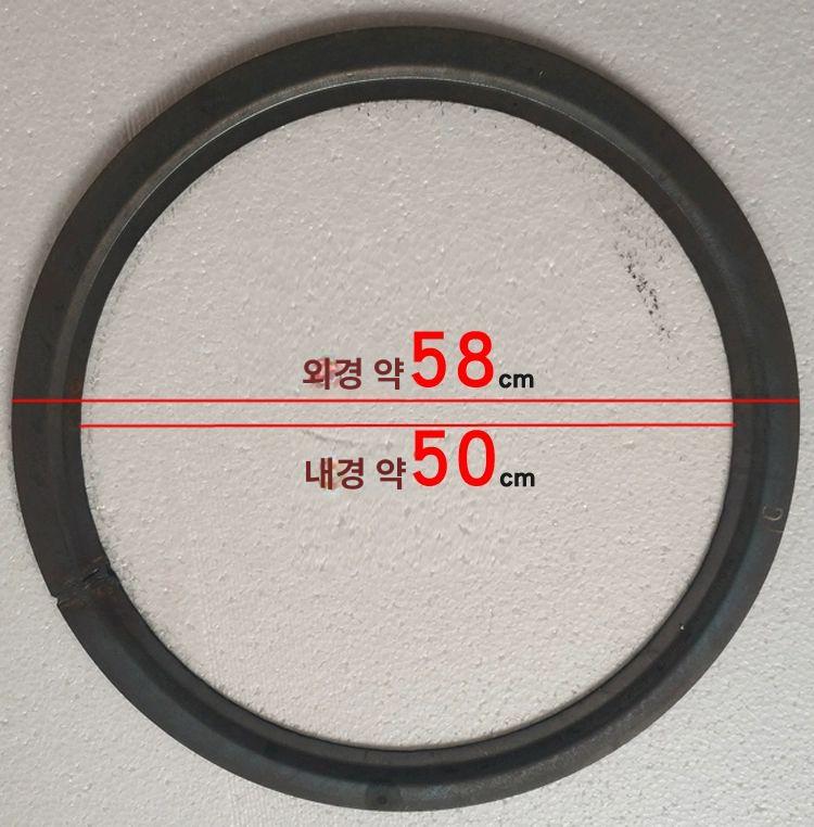 가마솥 화덕 받침대 랙 링 드럼통 솥걸이 거치대 약 30 - 25cm 링 2개 35 스토브용 - 상세 이미지 3