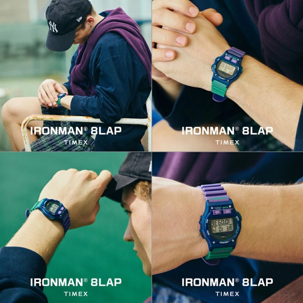 타이맥스 TIMEX 아이언맨 8 랩 디지털 손목시계 복각디자인 TW5M54 이미지 7