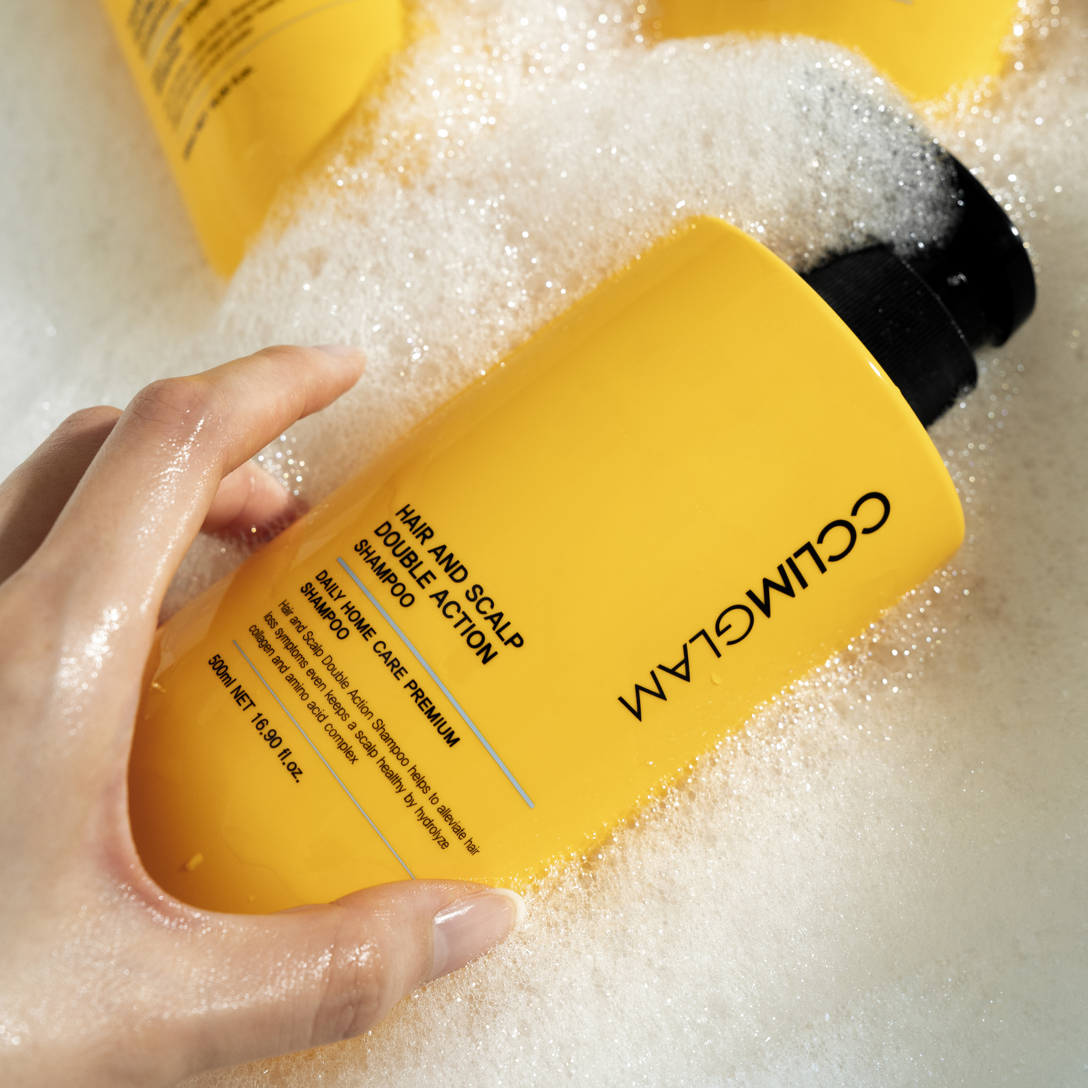 끌림글램 더블액션 설페이트프리 탈모증상완화 단백질 징크피리치온 샴푸 500ml, 2개 - 상세 이미지 5