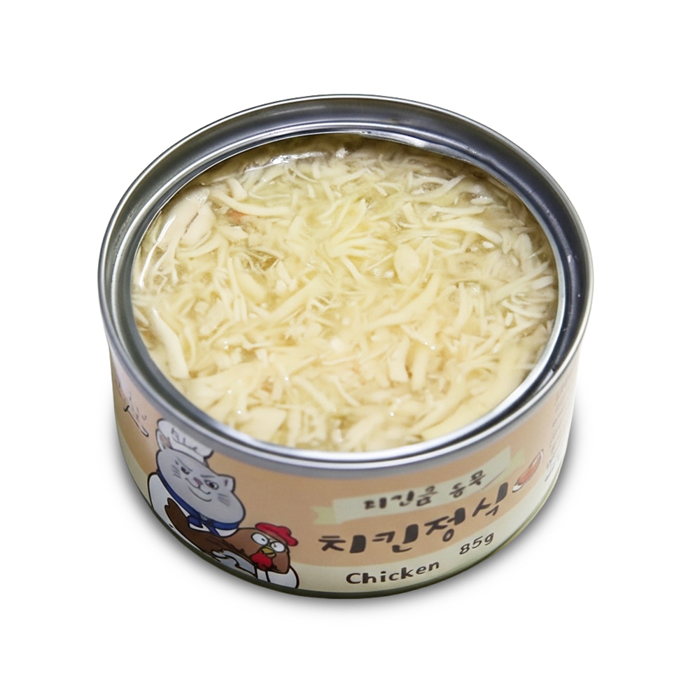 냥냥식당 치킨정식 고양이캔 치킨, 85g, 1개 - 상세 이미지 2