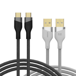 우븐 USB C타입 고속충전 케이블 블랙, 1개, 2m 개봉기 | 실사용 후기 - 상품 이미지 2
