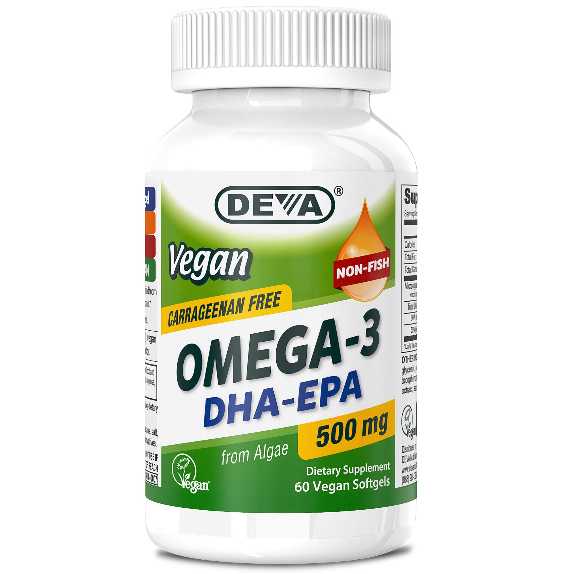 데바 비건 오메가3 DHA-EPA 500mg 60소프트젤 - 상품 이미지