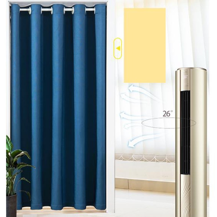 지니몰 가림막 커튼 압축봉 방문 가리개 도어 심플 암막