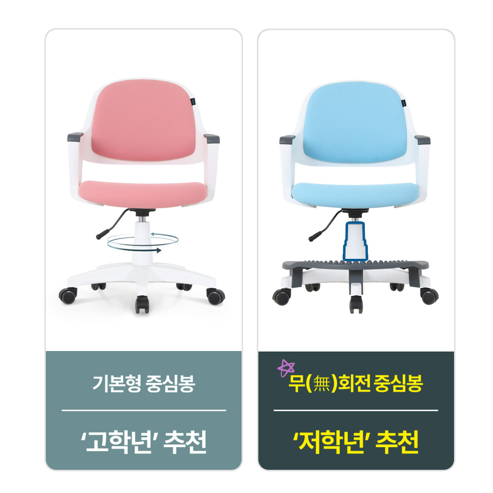 린백토리 초등학생 어린이 키즈 아이 의자 기본형