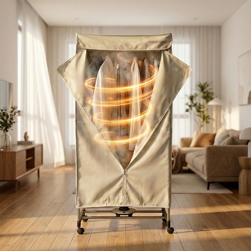 엣지홈 옷장형 빨래건조기 스타일러 10kg 세탁 미니건조기 소형원룸 경량패딩의류 휴대용수건 제품 이미지