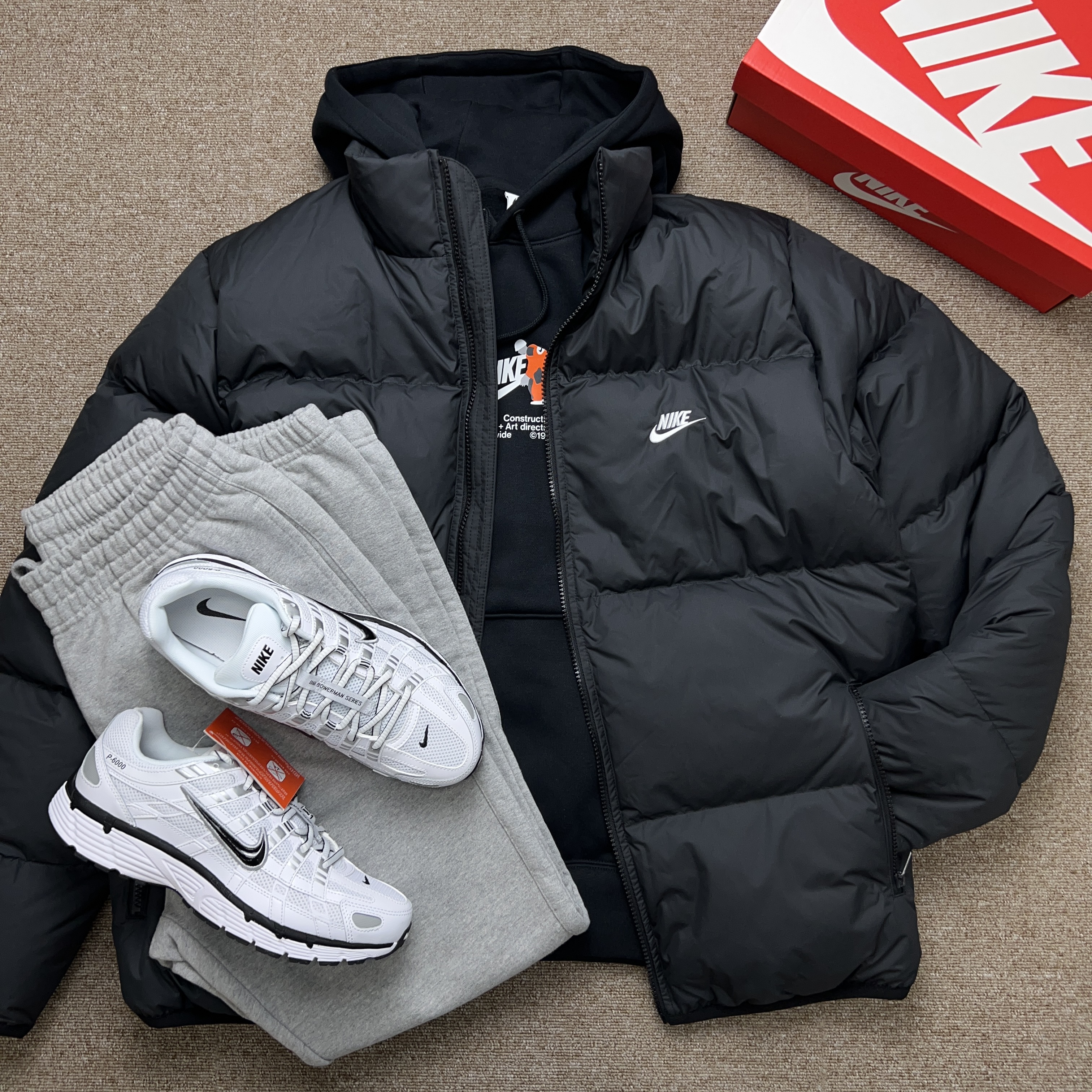 나이키 써마핏 숏패딩 윈드러너 헤비다운 패딩 제품 이미지