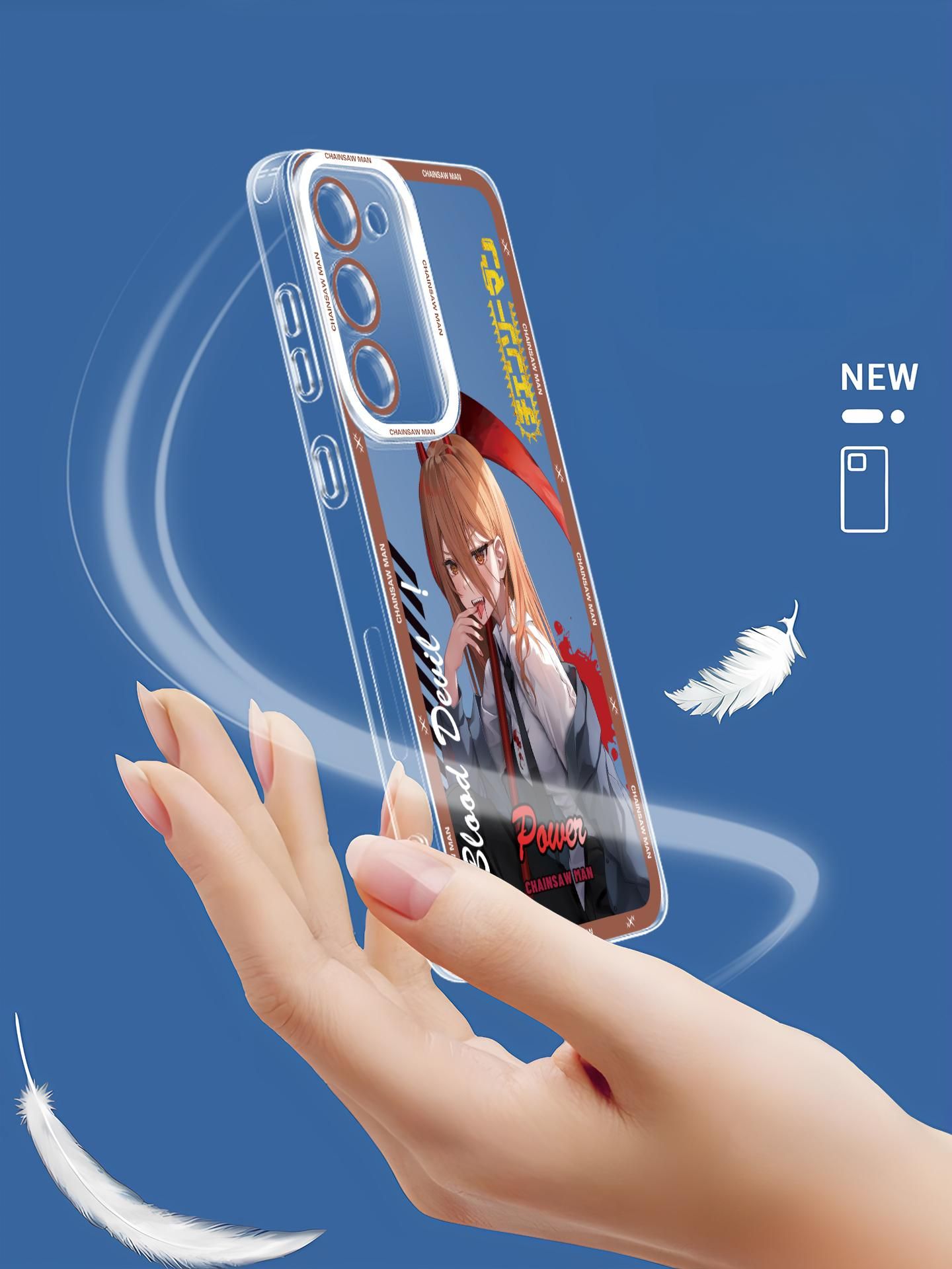 체인소맨 갤럭시 폰 케이스 S2 24 25 울트라 마키마 파워 레제 덴지 아키 포치타 마키마 GL 05148 Samsung S 25 - 상세 이미지 3