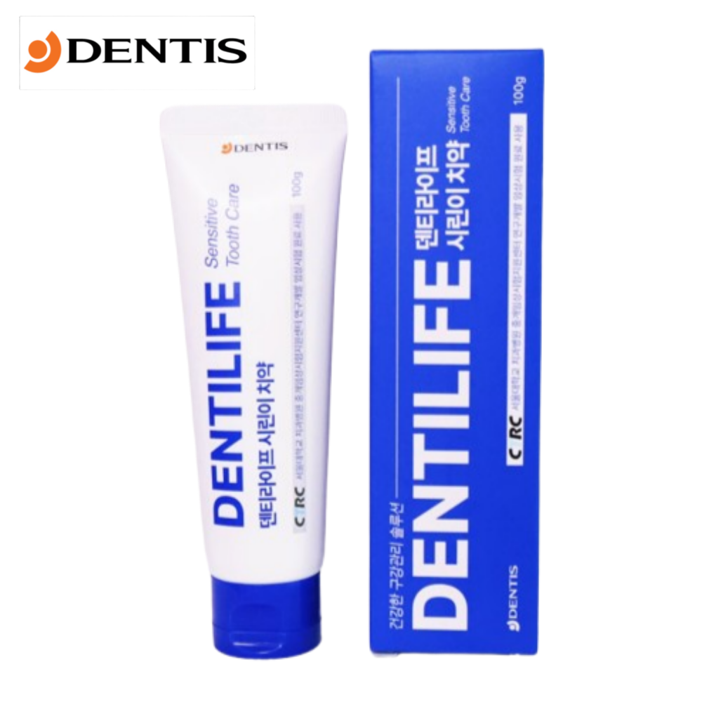 덴티스임플란트 시린이 치약 충치예방 잇몸관리 무불소 치과 약국 치약 100g, 1개 - 상품 이미지
