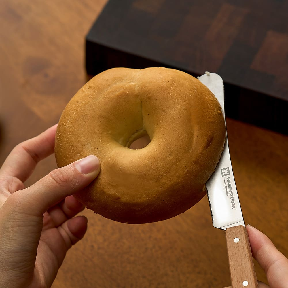버터 나이프 치즈 잼 바르는 칼 스프레더 스텐 원목 손잡이 식전 후식 빵 베이글 스프레드 - 상세 이미지 2