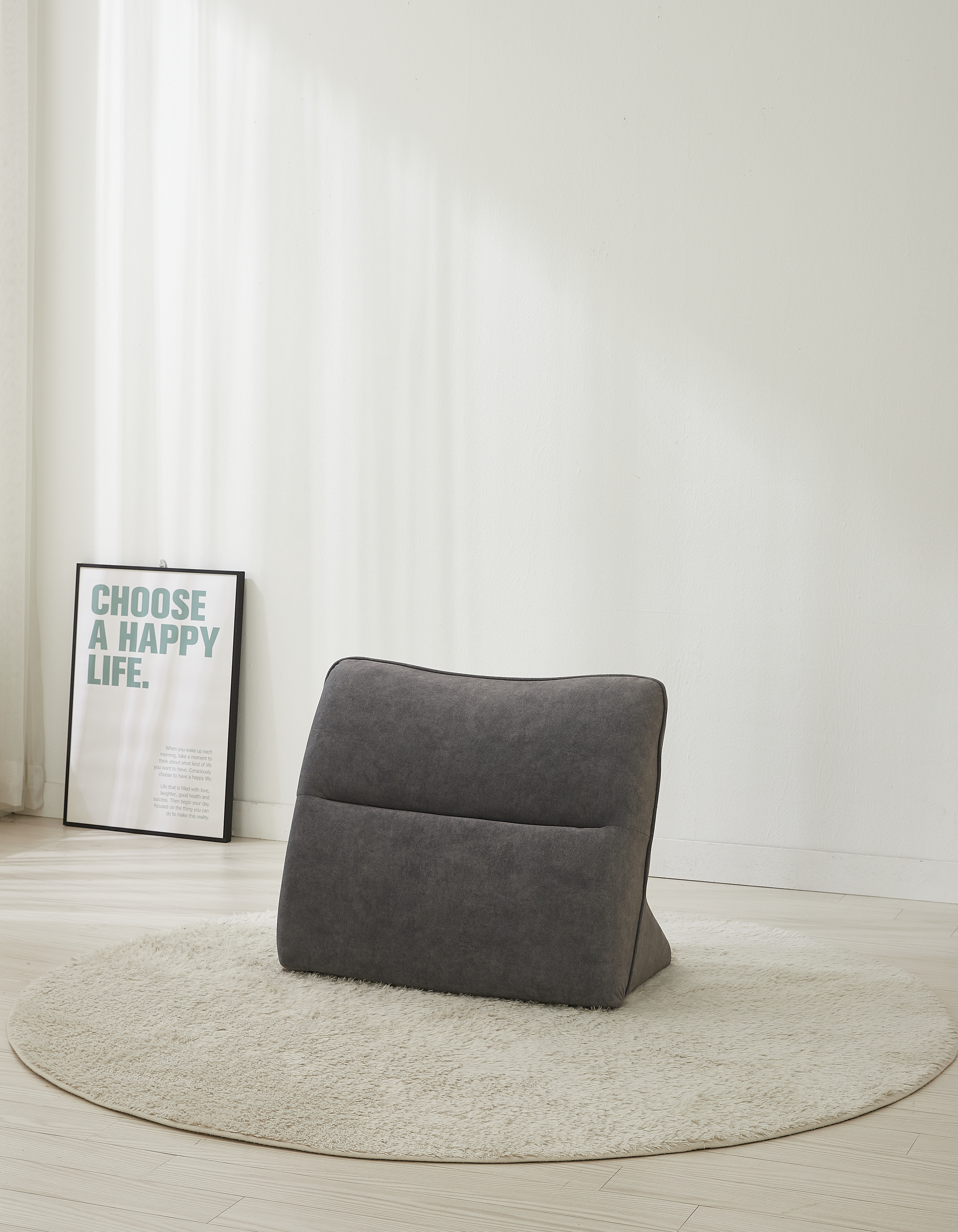 따숨마루 침대 쇼파 겸용 허리 1인 삼각 등받이쿠션