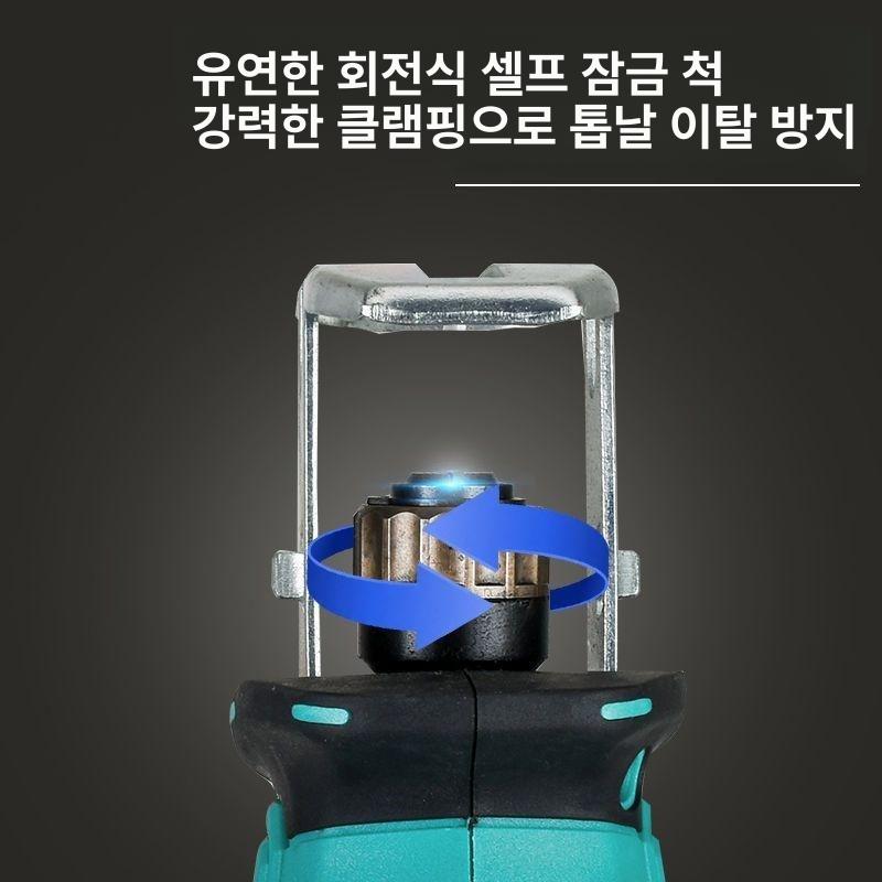 무선 전기톱 금속 핸드 배터리 목공 세이버 소형 톱 휴대용 속도 냉동고기 고출력 - 상세 이미지 4