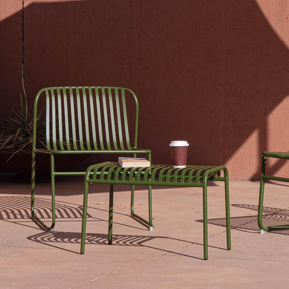 코나 녹방지 철제 야외 등받이 라운지 의자 카페 테라스 3컬러 - 상세 이미지 5