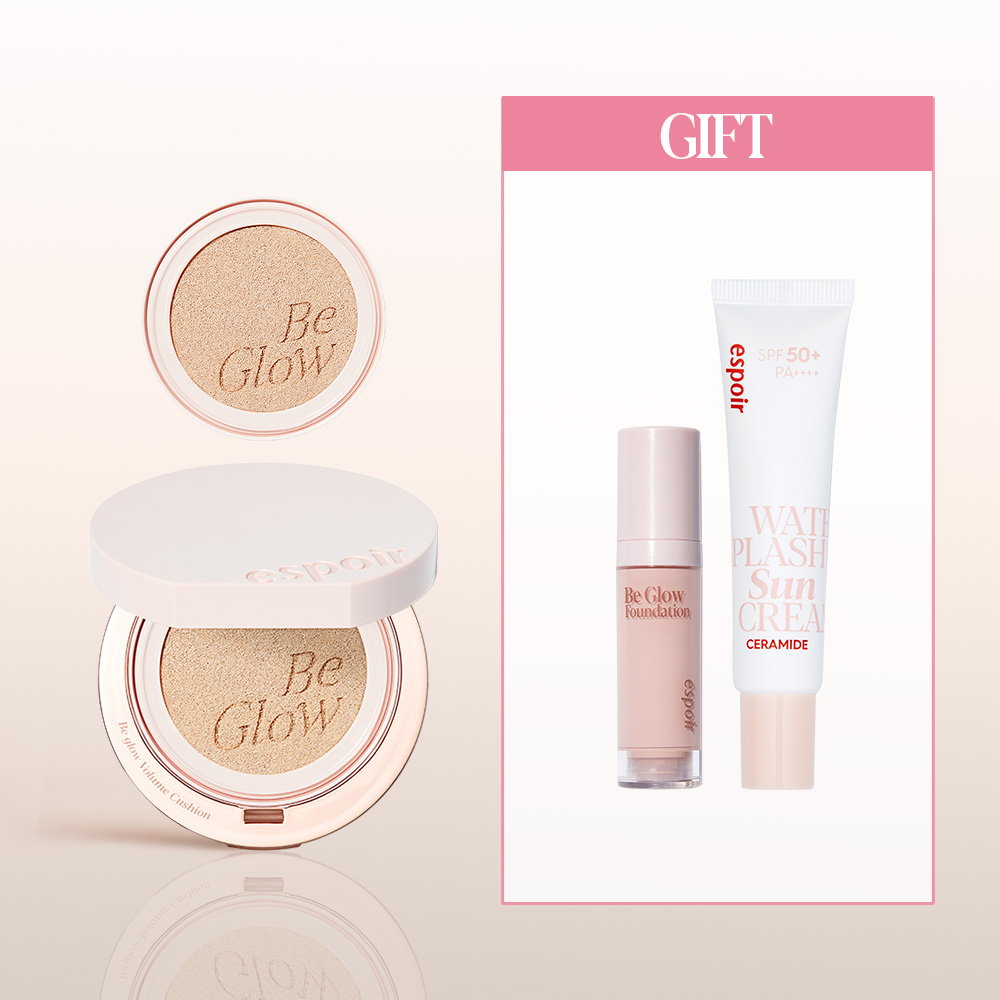 에스쁘아 비글로우 볼륨 쿠션 13gx2(본품+리필) + (GIFT: 미니 파데 #웨딩피치 + 선크림 20ml) 제품 이미지