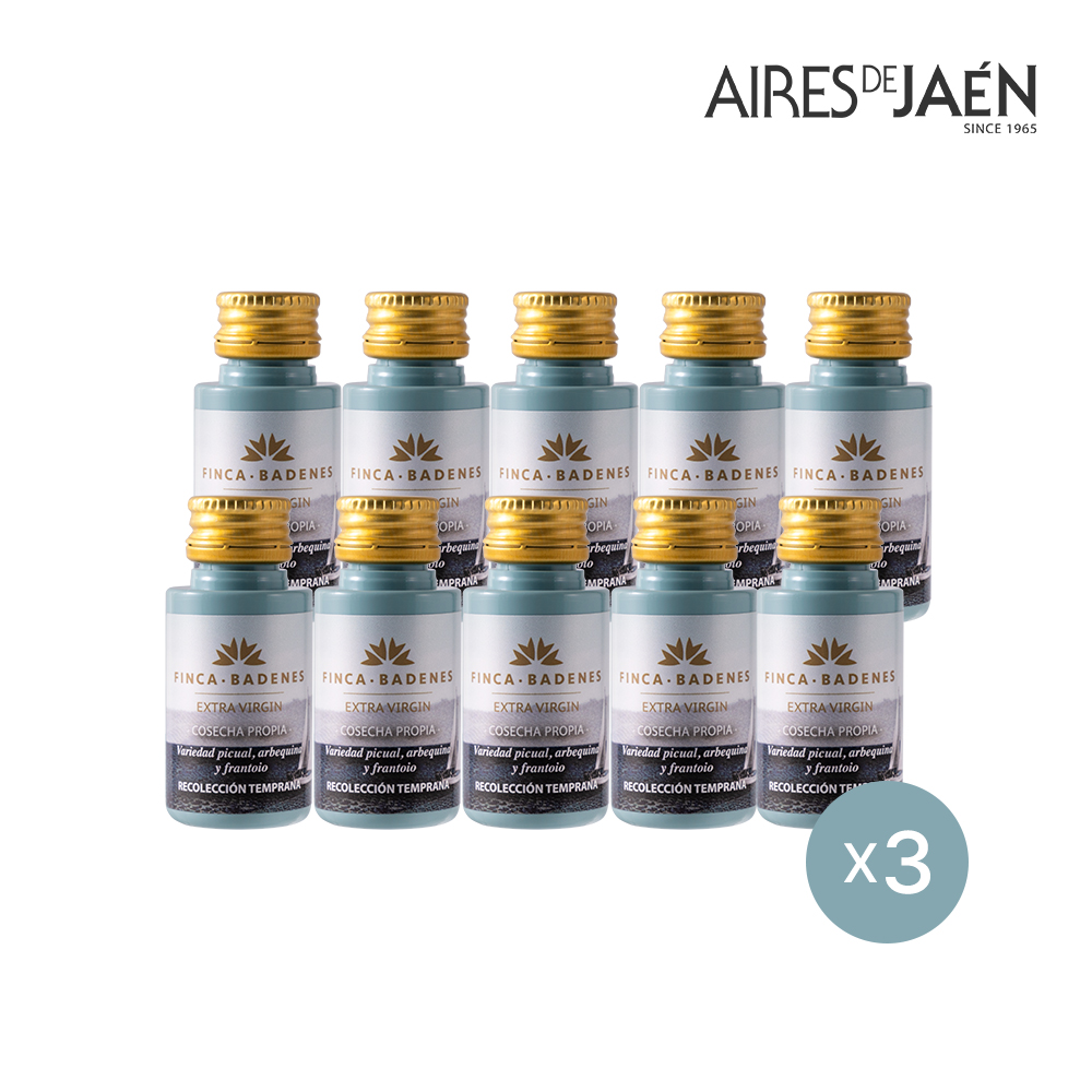 아이레스데하엔 핀카바데네스 쿠파주 미니 엑스트라버진 올리브오일 15ml, 30개 - 상품 이미지