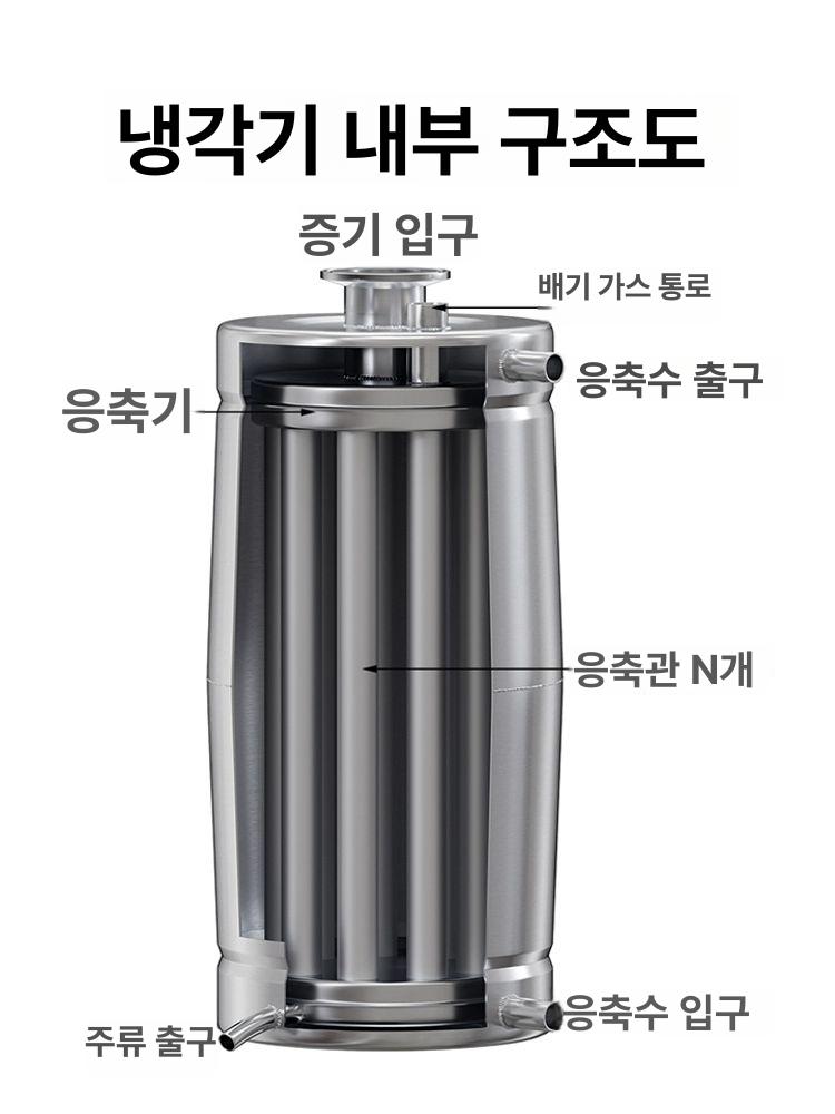 술 증류기 전통주 30리터 추출 소주 대용량 와인 304 10L 화목 - 상세 이미지 4