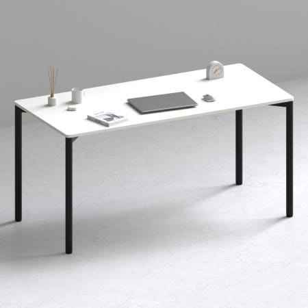 209애비뉴 제로데스크 에보 컴퓨터 게이밍책상 1600x800mm, 화이트상판+블랙프레임