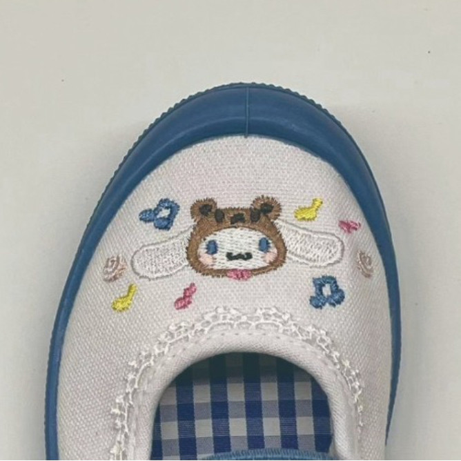 [발주 요청상품] 산리오 시나모롤 캐릭터 자수 실내화 15~19cm - 하카타몰