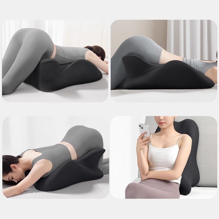다기능 엎드려 자는 인체공학적 메모리폼 자세교정 등허리쿠션 발받침대 분리형커버 작은베개 - 상세 이미지 2