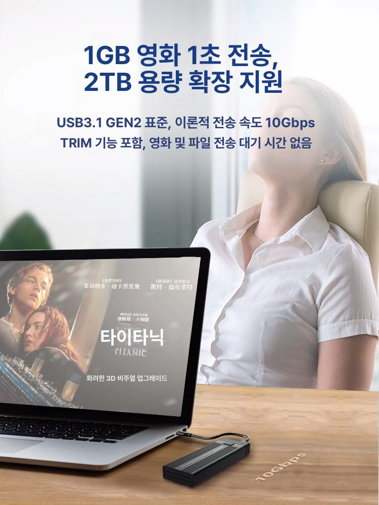 SSD 카드리더기 어댑터 프로토콜 지원 리더기 - 상세 이미지 4