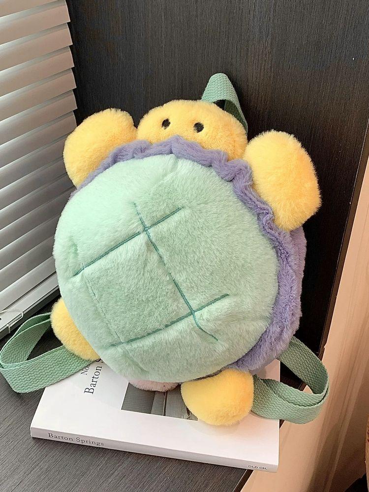 거북이 인형가방 플러시 배낭 캐릭터 백 생일선물 - 상세 이미지 5