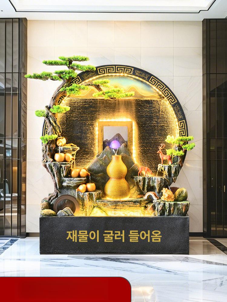 벽천분수 실내 분수대 인테리어 매장 장식 입구 2173 대형 길이152너비45높이200 - 상세 이미지 3