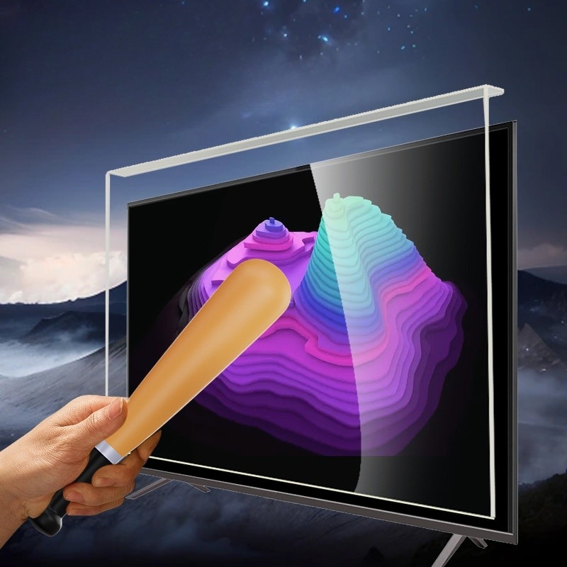 대형 TV 보안필름 블루라이트 차단 화면 보호재 거치식 보호 패널 소재 55인치 보호커버 - 상품 이미지