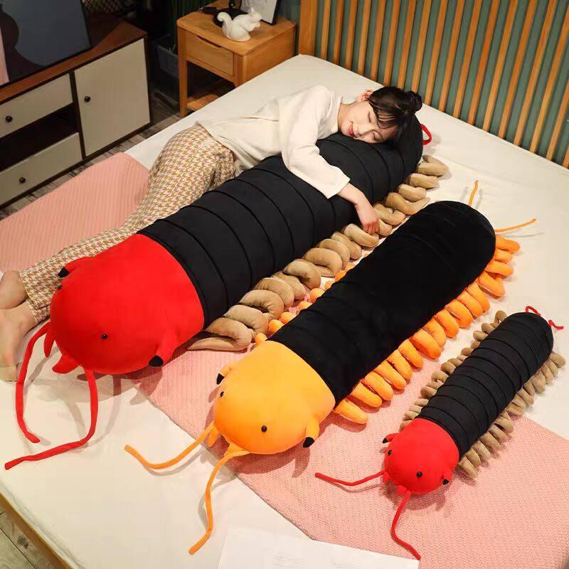 캐릭터 지네 피규어 곤충 빅사이즈 쿠션 인형 독물 레드 150cm - 상세 이미지 2