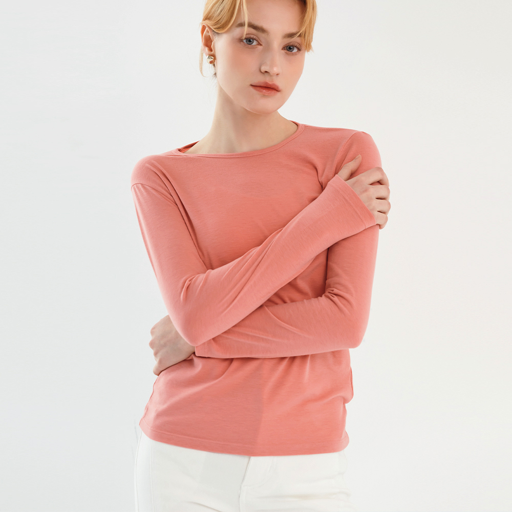 소프트 베이직 라운드 티셔츠 - 상세 이미지 3