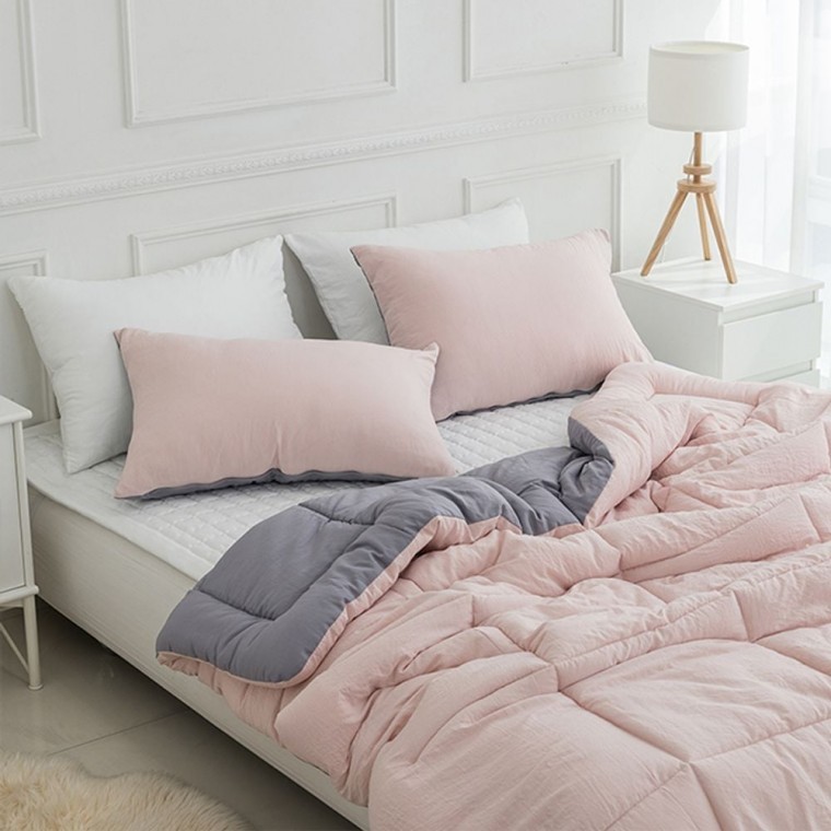 지니몰 베개 세트 마이크로화 간절기 이불 딥슬립 봄 침구 사계절이불 먼지없는 가을 퀸이불