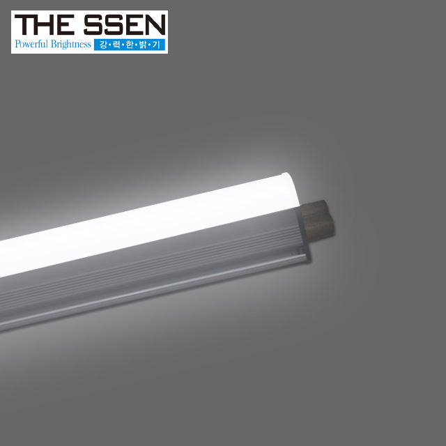 300mm 더쎈 LED T3 슬림 간접 조명 2핀 호환 간접 일자등 5W, 주광색 - 상품 이미지