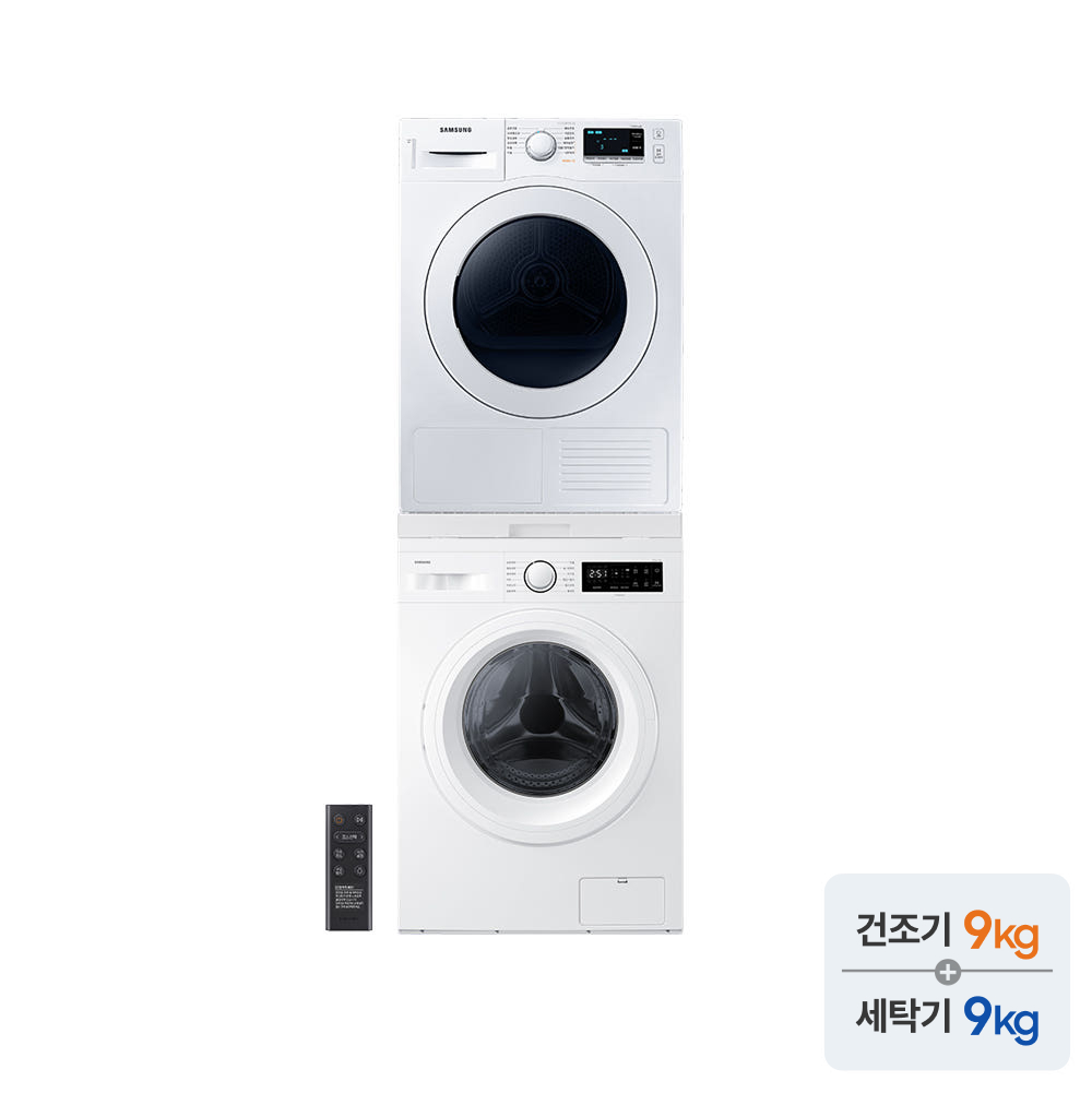삼성 드럼 WF40F09M0Y+DV90T5440KW 세탁기 건조기 세트 이미지 4