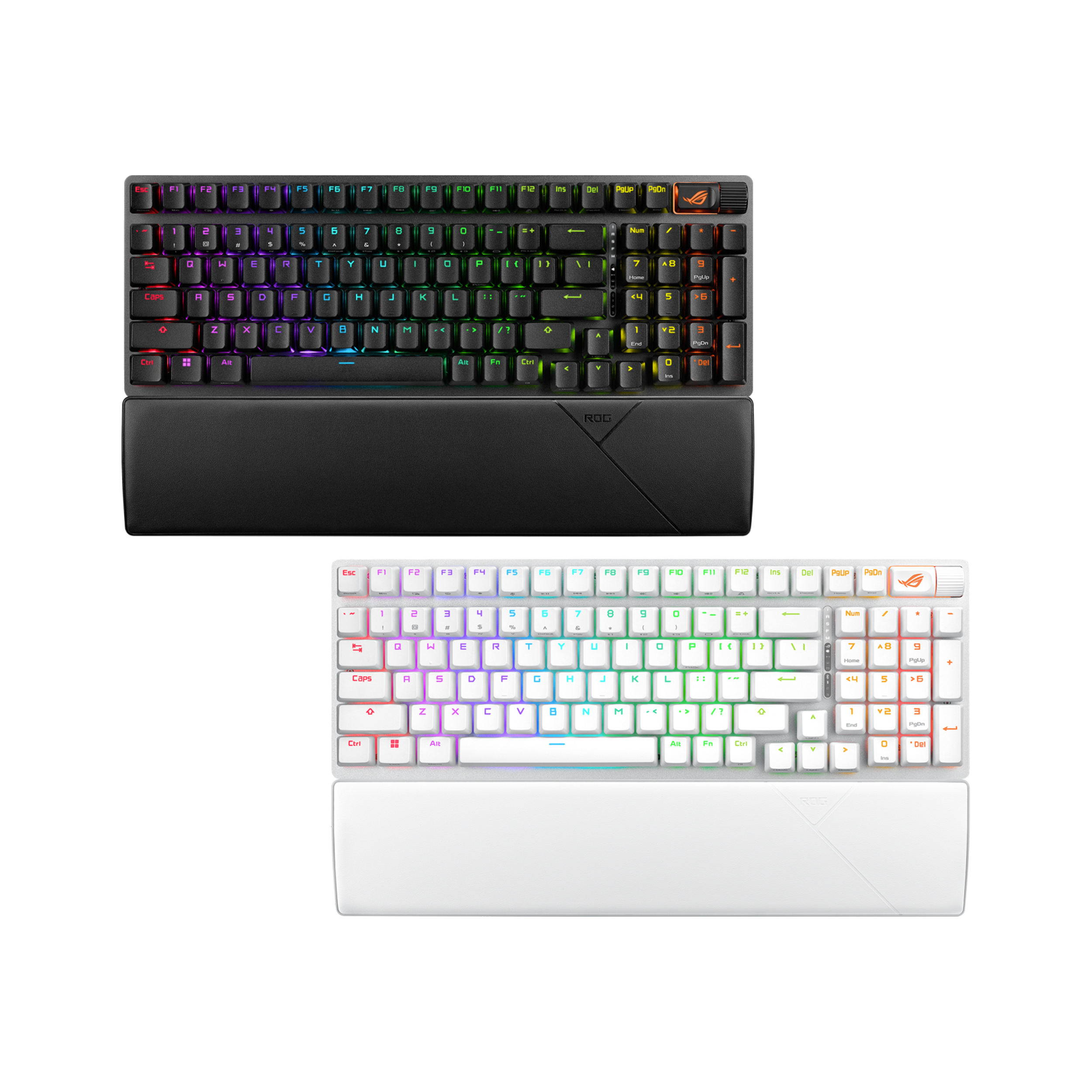 ASUS ROG STRIX SCOPE II 96 NX 무선게이밍키보드영문 화이트, 스톰축 - 상품 이미지