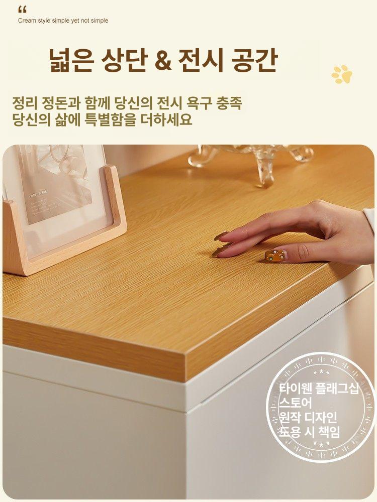 홈카페 수납장 그릇장식장 서랍장 카페장 주방 찬장 유리 그릇 캐비닛 팬트리장 - 상세 이미지 2