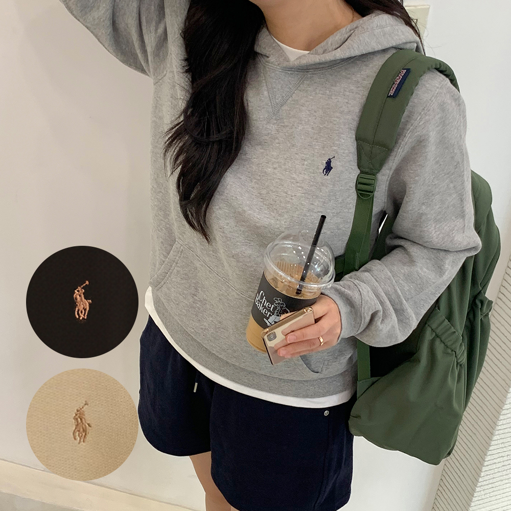 [백화점] 폴로 랄프로렌 기모 후드 티셔츠 제품 이미지