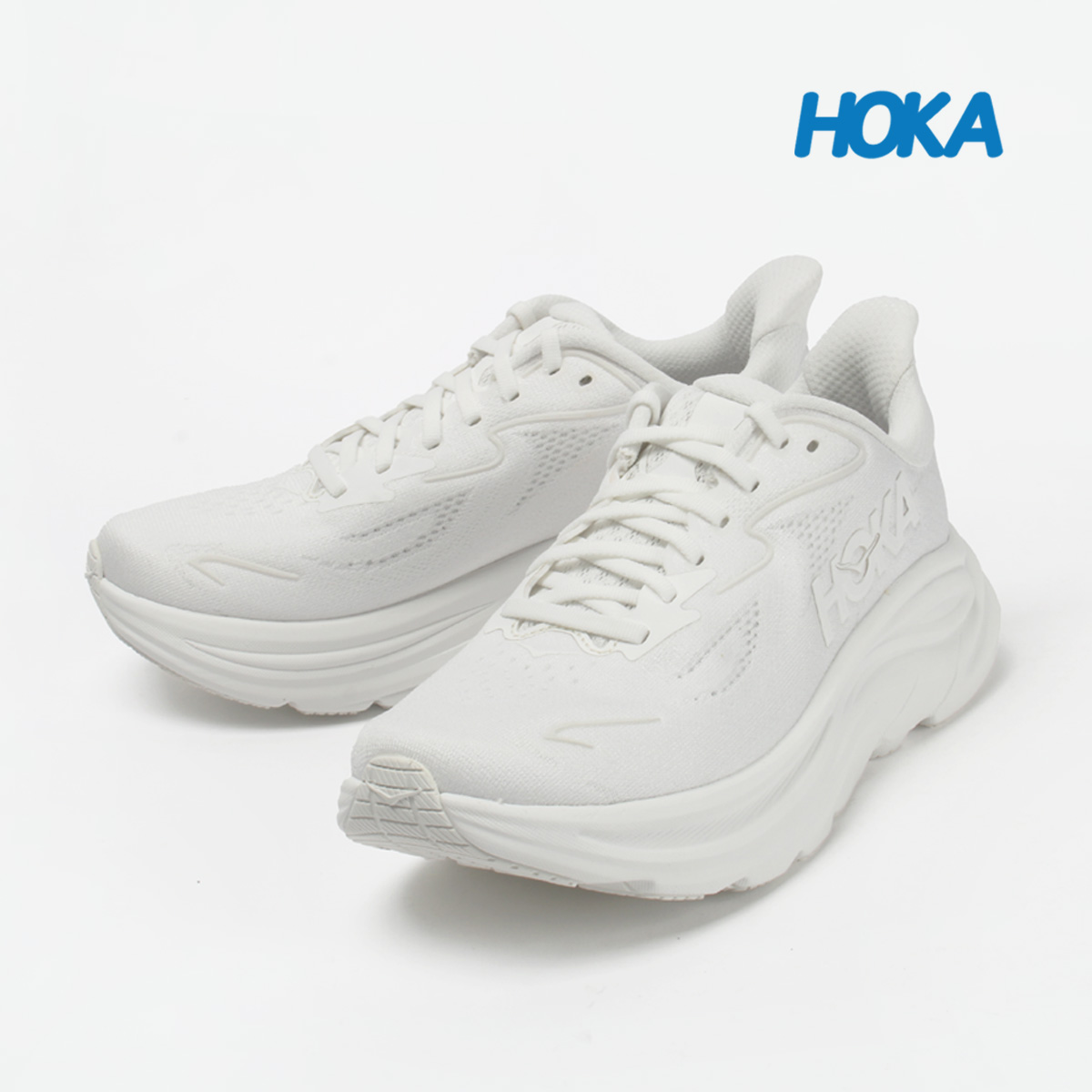 호카 운동화 클리프톤10 여성 런닝화 화이트 1162031-WWH