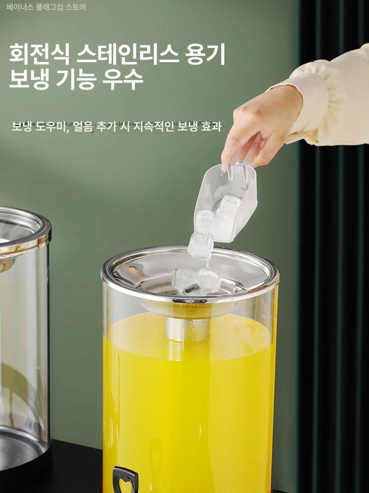 홈바 카페 뷔페 디스펜서 물 보온 워터 주스 음료 보틀 물통 업소용 호텔 칵테일 식당 - 상세 이미지 4