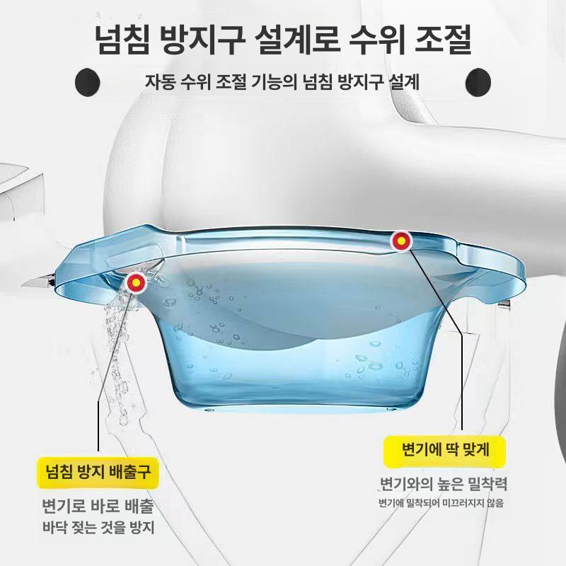 양변기 압력 공기 압축 뚫어 청결 파워 뻥 블록 고투명 아쿠아블루 세척기색상랜덤 - 상세 이미지 4