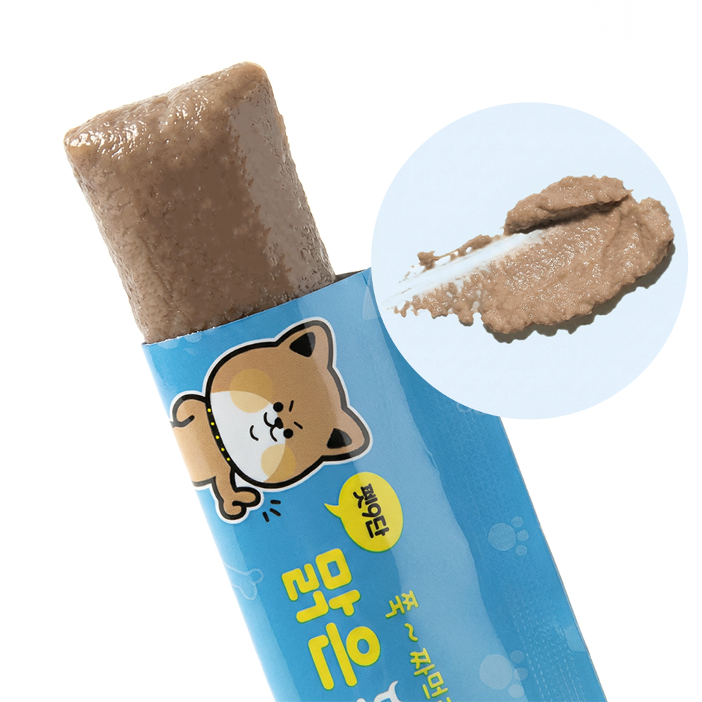 강아지 간식 짜먹는 간식 목우촌 멍수무강 소고기 간식 강아지 간식 후기
