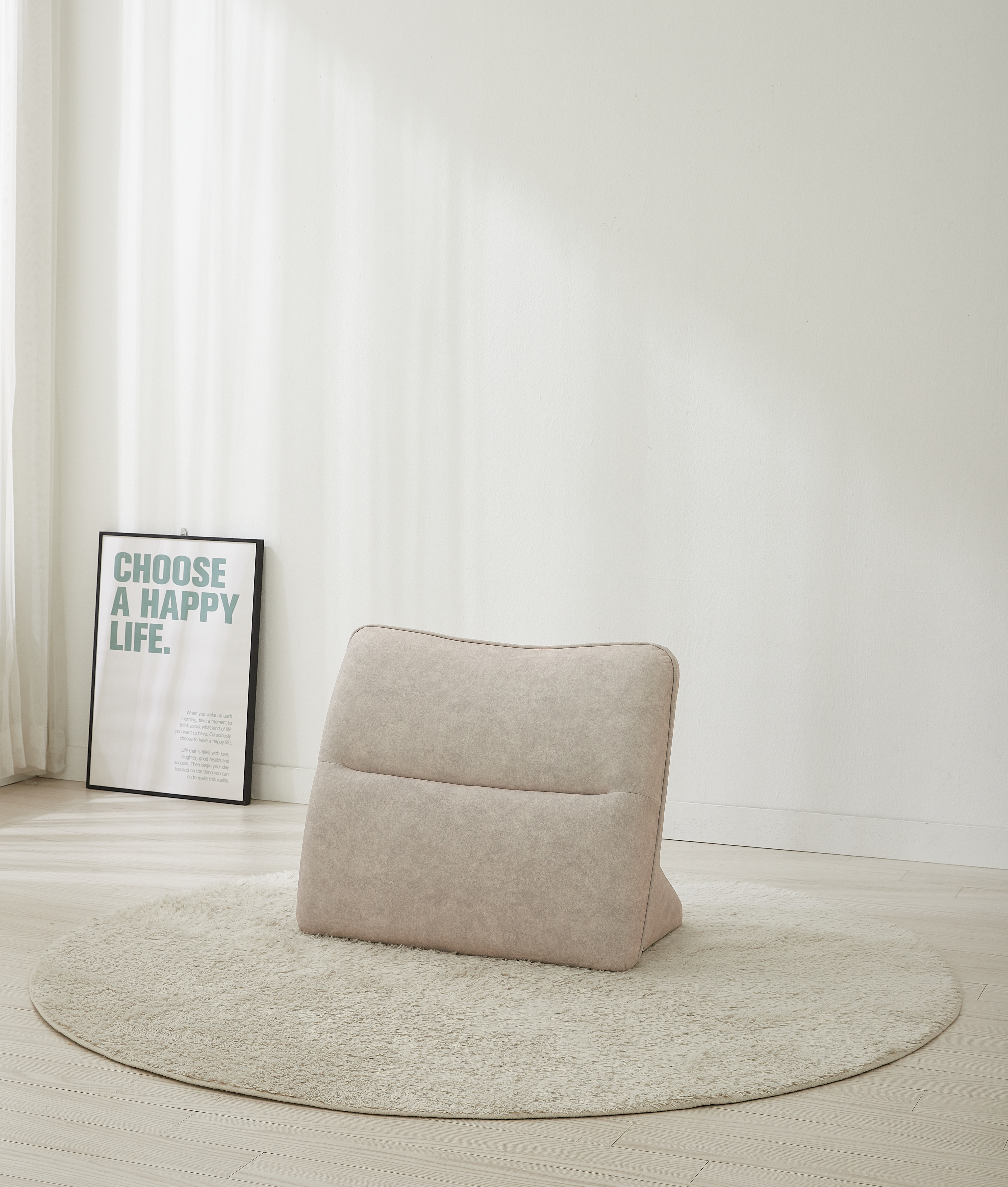 따숨마루 침대 쇼파 겸용 허리 1인 삼각 등받이쿠션