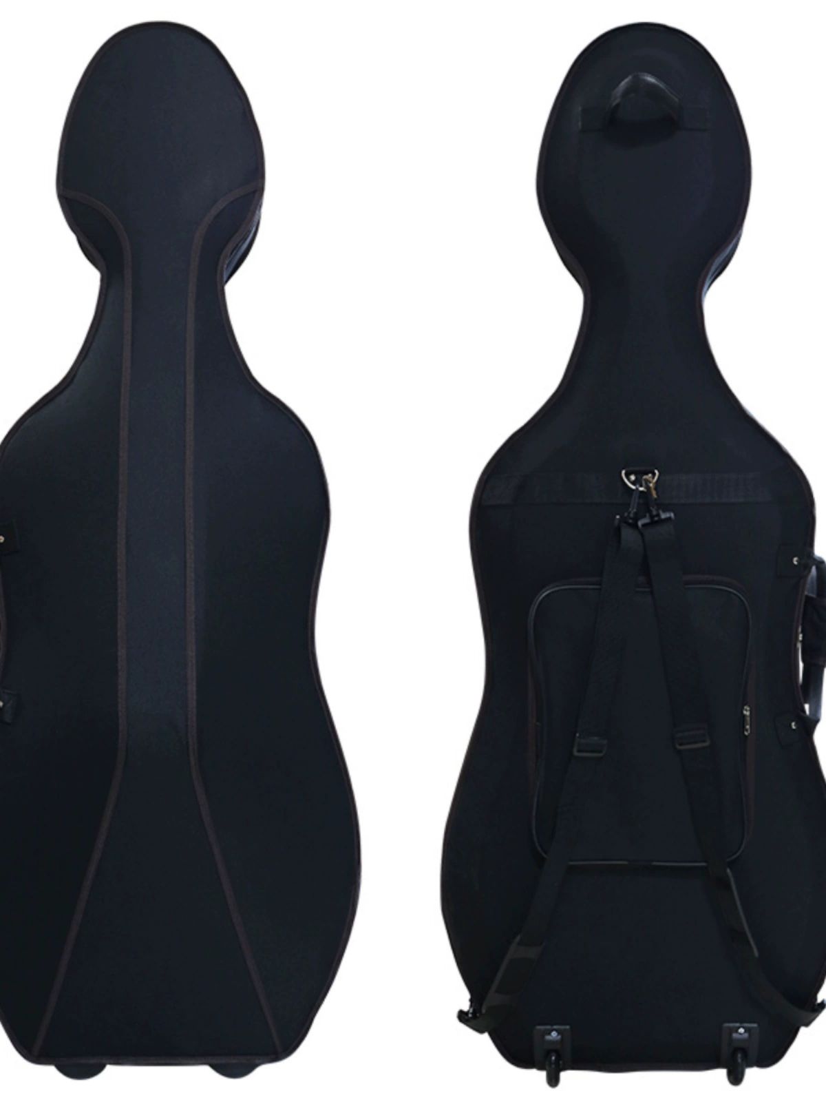 첼로 케이스 하드케이스 첼로가방 경량 첼로케이스 악기 탄소섬유 방수 가방 고급 카본 - 상세 이미지 5