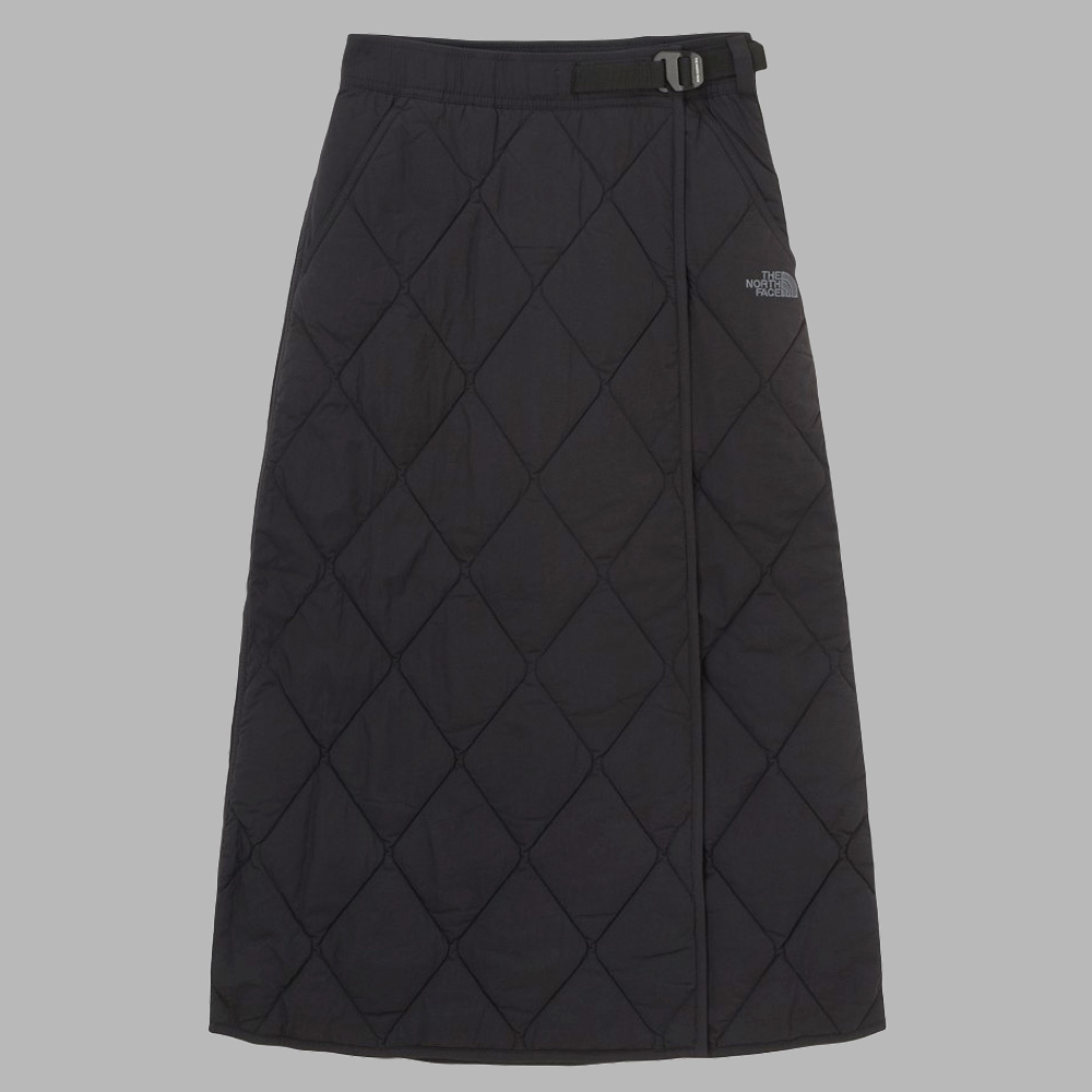 노스페이스 여성 겨울 롱치마 누빔 패딩 랩 스커트 NK6NR86 제품 이미지