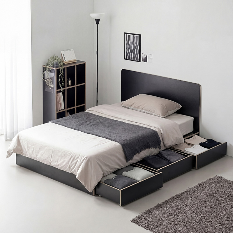 e스마트 리네 수납침대 학생 서랍 침대 SS 헤드형